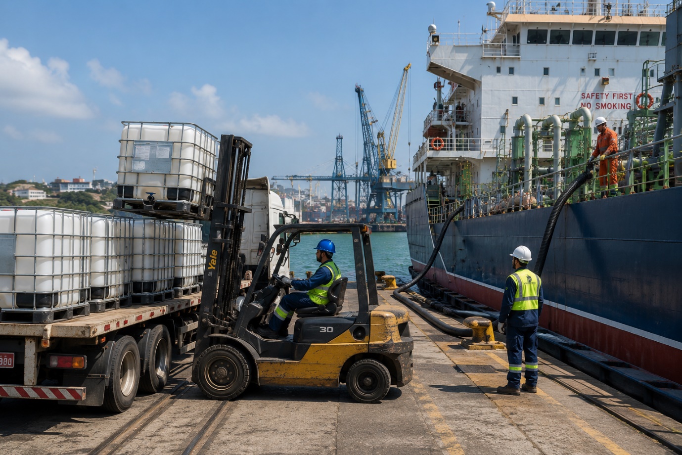 Global Logistics Support for Bulk Chemical Deliveries
